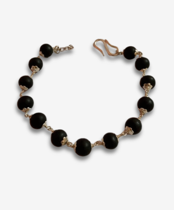 Silver Plated Karungali Bracelet